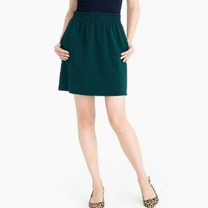 J. Crew Wool Blend Sidewalk Skirt, Evergreen - size 10